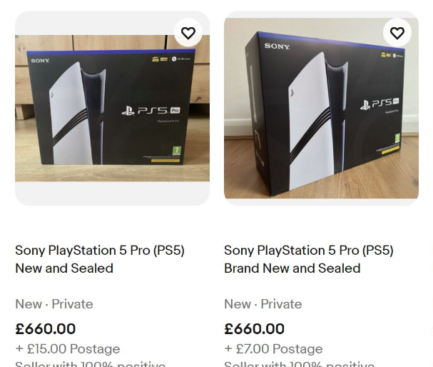 黄牛急了?PS5 Pro eBay价格破发:仅550英镑