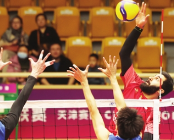 联赛主场3：2逆转福建队 天津食品集团男排获赛季第6胜