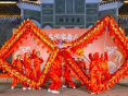 九龙腾跃迎端午 江西赣县区上演“客家舞龙争霸赛”