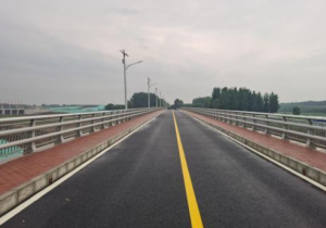 北京温潮减河工程首座跨河桥梁建成通车