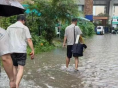 沈阳特大暴雨致小区燃气泄漏